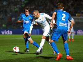 El Fuenlabrada empató en el Bernabéu. EFE