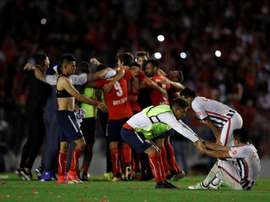 El 'Rojo' se proclamó campeón de la Sudamericana. EFE