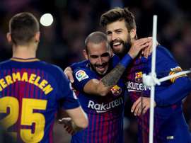 Piqué foi o autor do segundo gol. EFE