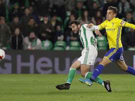 El futbolista del Cádiz espera que el equipo continúe con esta versión. EFE