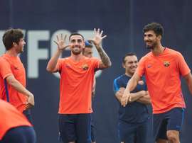 Gomes will say goodbye to the Camp Nou. EFE/Archivo