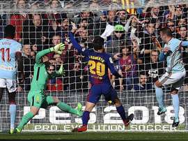 Barcelona e Celta empataram em 2-2. EFE