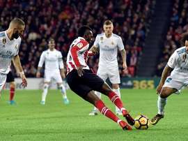 Iñaki Williams a couvert d'éloges Benzema. EFE