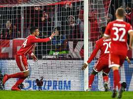 Tolisso marcou dois. AFP