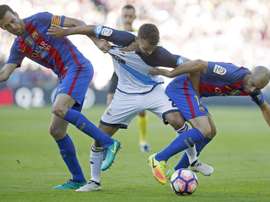 Bruno Gama ha dejado de ser jugador del Deportivo de La Coruña. EFE/Archivo