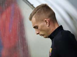 Deulofeu, magoado com o Barça. EFE