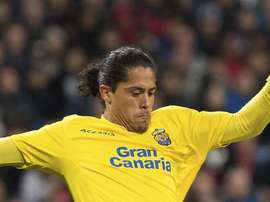 El central uruguayo jugará lo que queda de temporada en el club italiano. EFE/Archivo