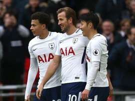 O trio responsável pelos gols londrinos desta tarde. EFE