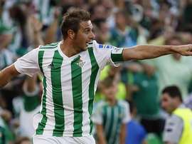 Joaquín já vai na sua nona temporada (a nível sênior) nos 'verdiblancos'. EFE/Archivo