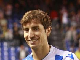 Pedro Mosquera lamentó que el Dépor perdiera por el penalti sobre Saúl. EFE/Archivo