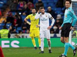 Não foi uma boa noite no Santiago Bernabéu. EFE