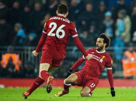 Lesionados, Robertson e Salah são dúvida. EFE/EPA