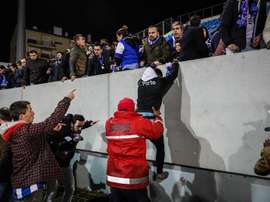 Ante el Oporto se vivieron momentos tensos. EFE
