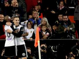 O Valencia venceu por 3-1 na receção ao Alavés. EFE