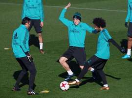 Os 'merengues' vão a jogo sem o tridente 'BBC'. EFE