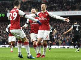 Gol de Xhaka deu a passagem à final, aos 'gunners'. EFE/EPA