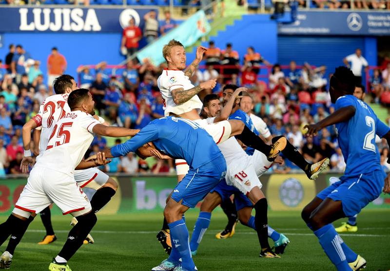 Banega le dio el triunfo a Sevilla Banega le dio el triunfo a Sevilla