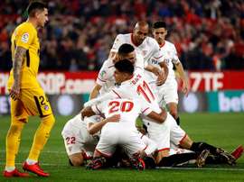 Quick-fire Escudero helps Sevilla down Atletico Madrid. AFP