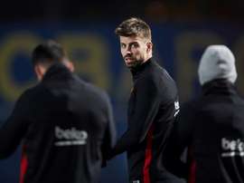 Piqué escolheu ir aos treinamentos, para recuperar mais rápido. EFE/Archivo
