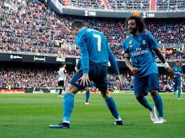 El Valencia en Mestalla, víctima perfecta para Cristiano. EFE