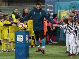 Capitão da Juventus no jogo contra o Chievo. EFE