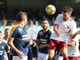 A Roma bateu o Hellas Verona por 0-1. AFP
