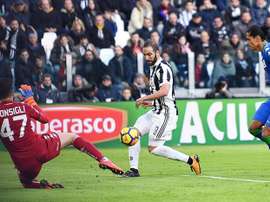 A Juve recebeu e venceu o Sassuolo por 7-0. AFP