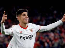 Sevilla will now face either Barcelona or Valencia in the Copa del Rey final. EFE