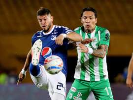 Nacional y Millonarios empataron a uno. EFE