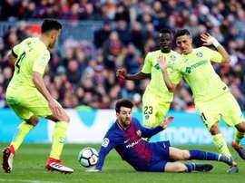 José Bordalás, plein d'éloges envers Leo Messi. EFE