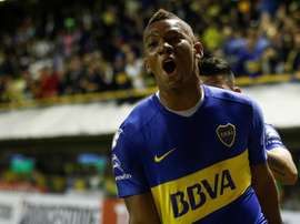 Fabra le dio el triunfo a Boca ante Temperley. EFE