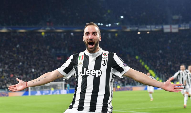 Lo de Higuaín es un esguince de tobillo