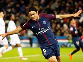 Cavani é um novo Bota de Ouro, com 24 goles, mas em menos tempo. AFP