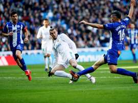El Alavés se fue goleado del Bernabéu. EFE