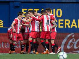 O Girona bateu o Villarreal por 0-2. EFE