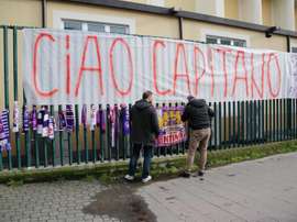 Fiorentina will honour the Astori's contract to support his family. EFE