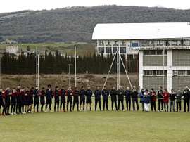 Osasuna volvió al trabajo con tres ausencias destacadas. EFE