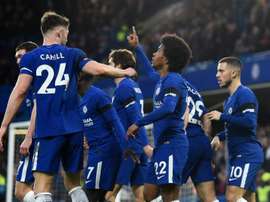 Willian gave Chelsea the lead. EFE