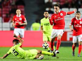Desportivo das Aves e Benfica defrontam-se esta segunda-feira (18). AFP