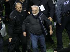 Presidente do PAOK pede desculpa. EFE