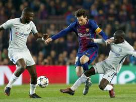 Le jour où Rüdiger a cru que Messi ne voulait pas de son maillot. EFE