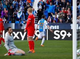 Eraso scored Leganes' second against Sevilla. EFE