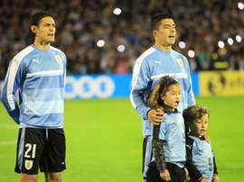 Suárez e Cavani foram os protagonistas. EFE