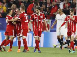 Thiago scored the winner for Bayern in Seville. AFP