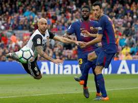 Zaza juega en el Valencia desde la campaña 2016-17. EFE