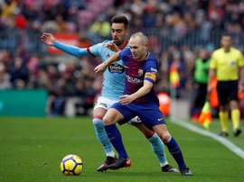 Iniesta seems likely to move to China in the summer. EFE/Archivo