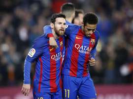 Neymar n'a pas manqué son rendez-vous avec les buts. EFE