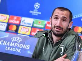 Chiellini acredita na passagem aos quartos da Champions. EFE