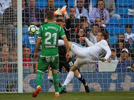 Bale opened the scoring after just eight minutes. EFE