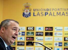 El presidente de Las Palmas confía en Jiménez. EFE